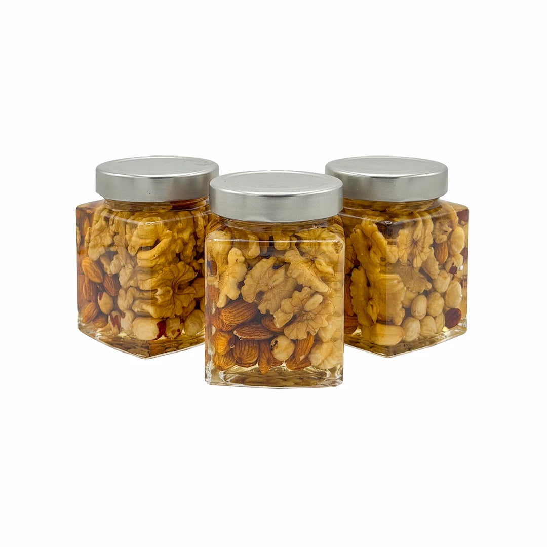 🍯 Miele acacia con misto frutti a Guscio