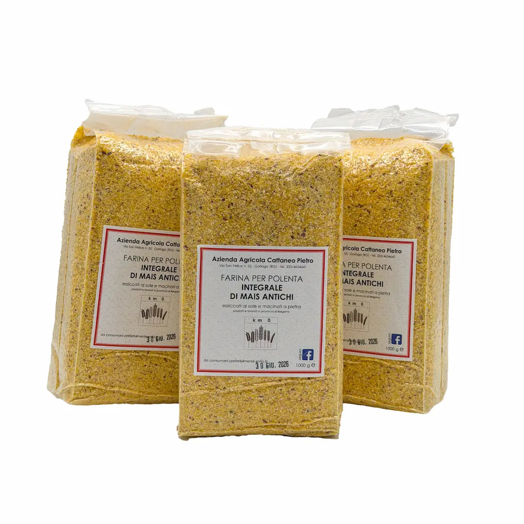 🌽 Farina di mais e grano saraceno – Polenta Taragna